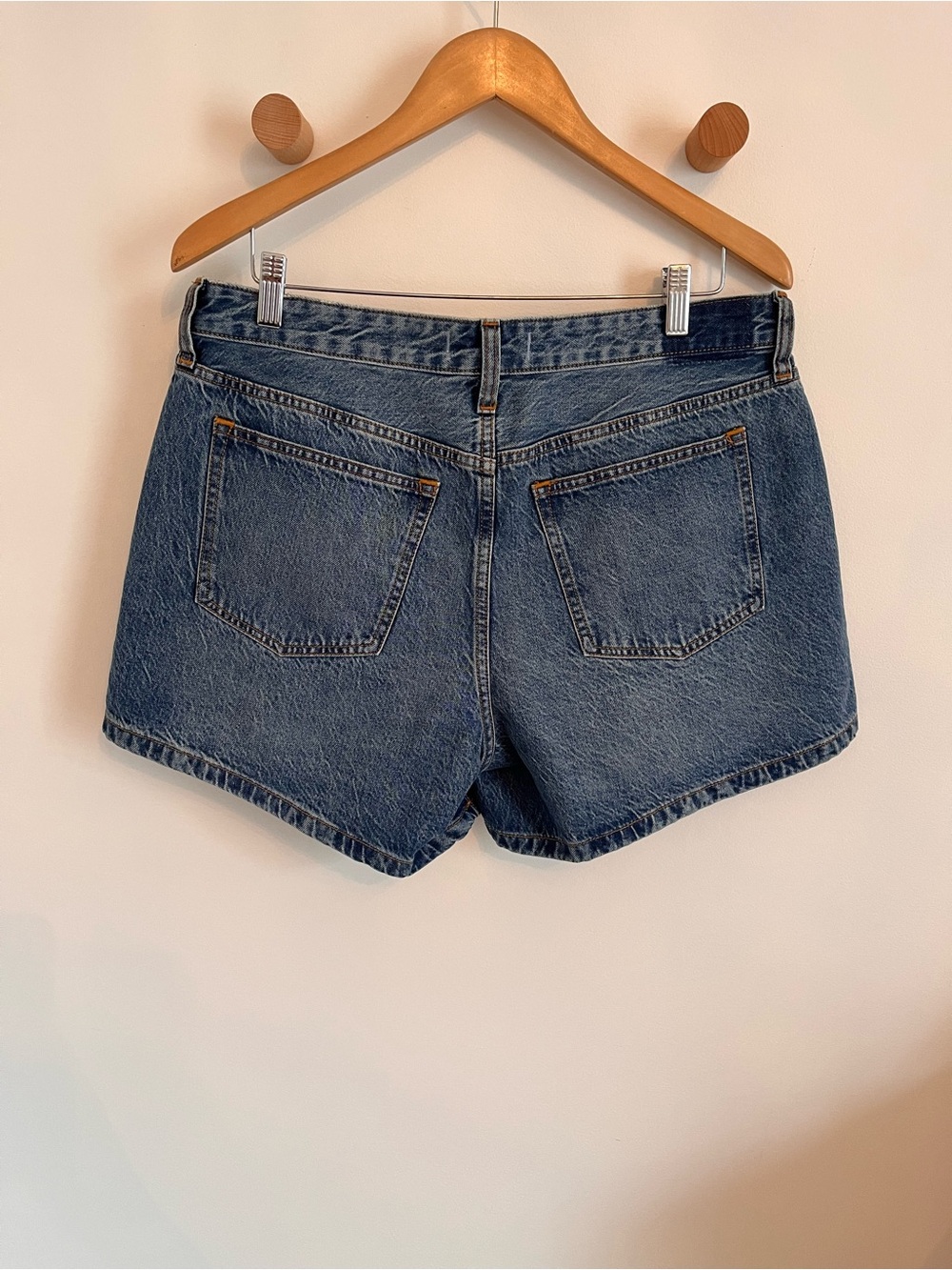 Abercrombie & Fitch Mid-Blue Denim Shorts - Picture 2 of 3